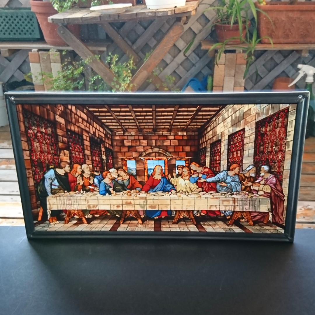 ダヴィンチ ステンドグラスLast Supper最後の晩餐 グラスマスターズ社