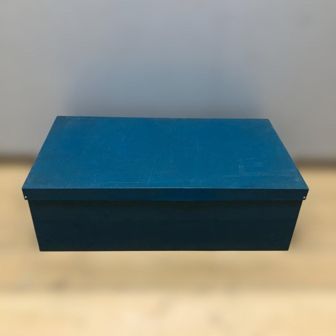 【送料無料】ヴィンテージ調 メタル収納ボックス スチール製　250805-2