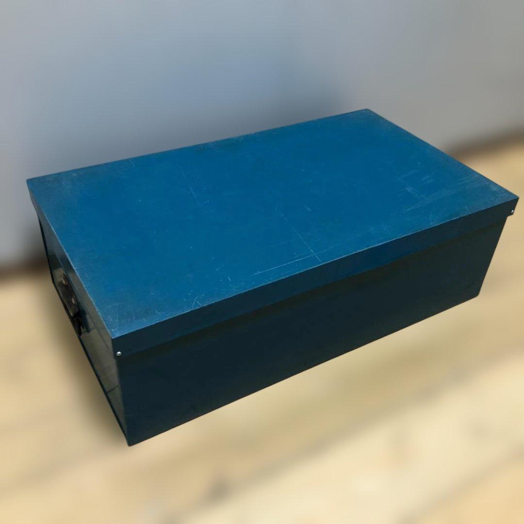 【送料無料】ヴィンテージ調 メタル収納ボックス スチール製　250805-2