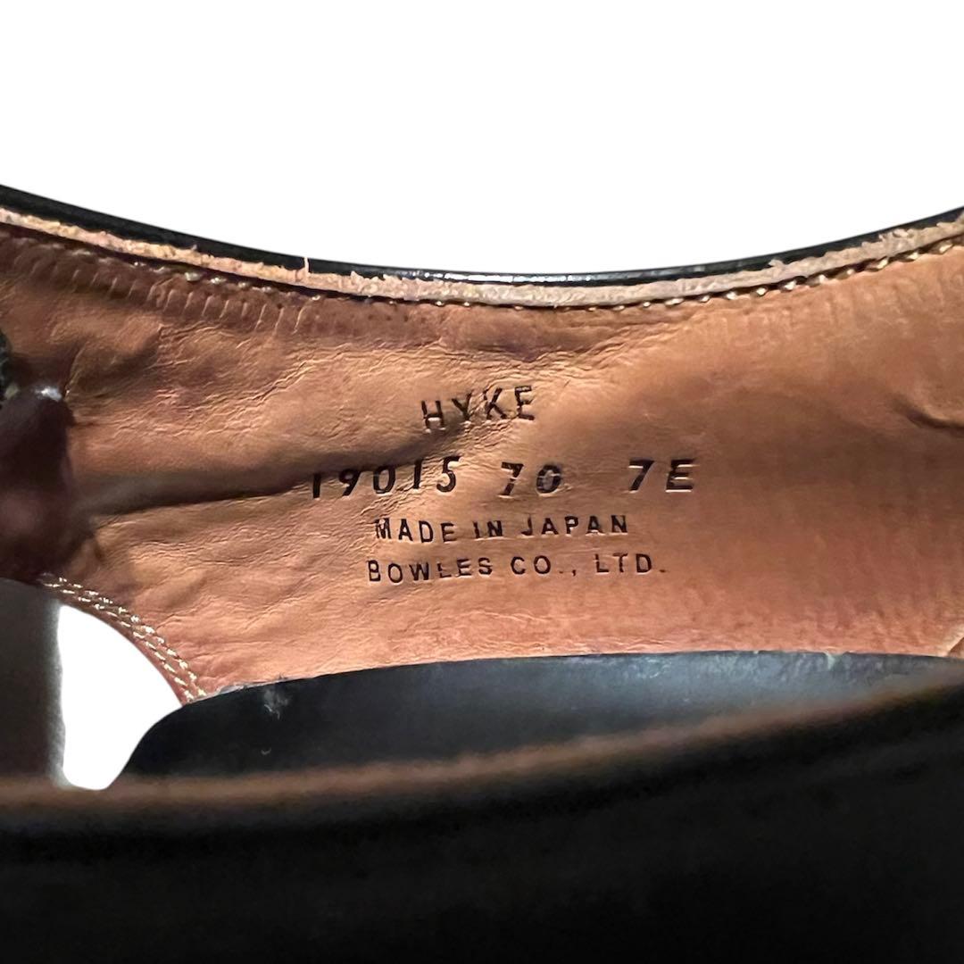 【HYKE】OXFORD BLACK COW HIDE size 7