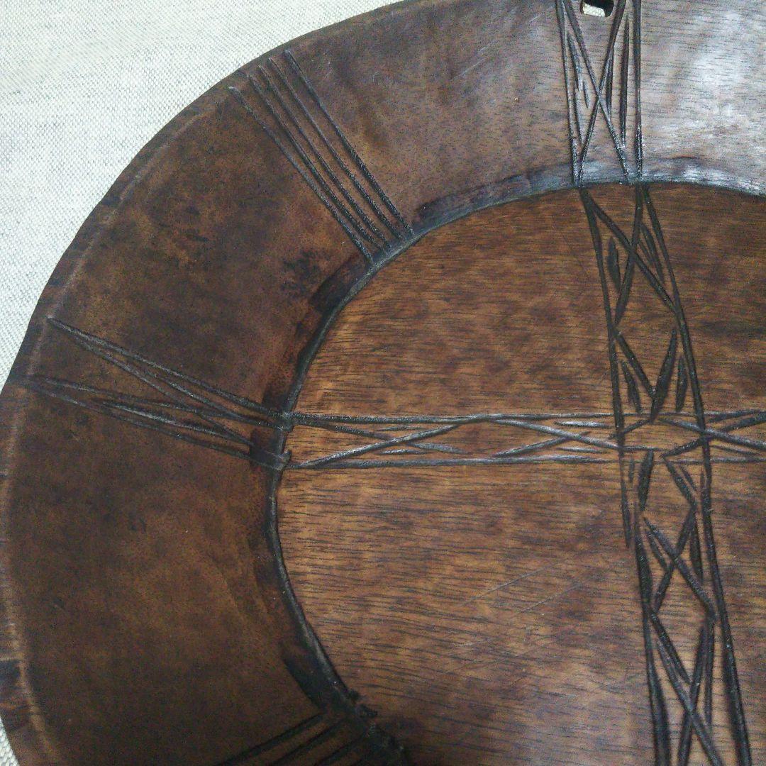 ヴィンテージ アフリカンボウル ウッドボウル エチオピア こね鉢 木皿