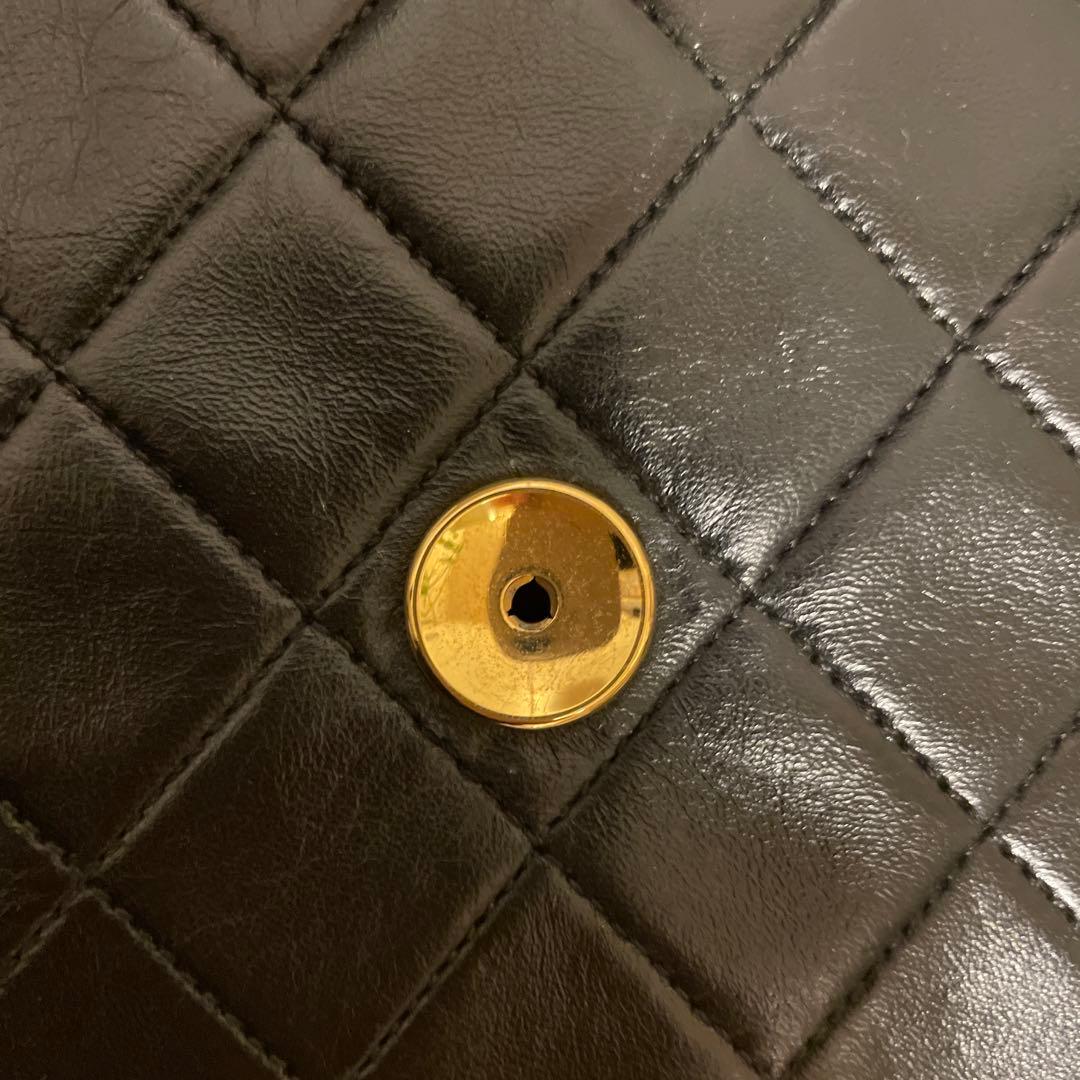 CHANEL ミニマトラッセ 正規店リペア済　ラムスキン ヴィンテージ