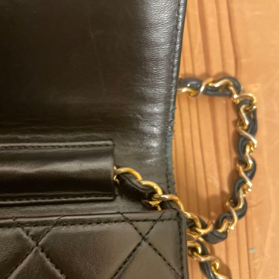 CHANEL ミニマトラッセ 正規店リペア済　ラムスキン ヴィンテージ