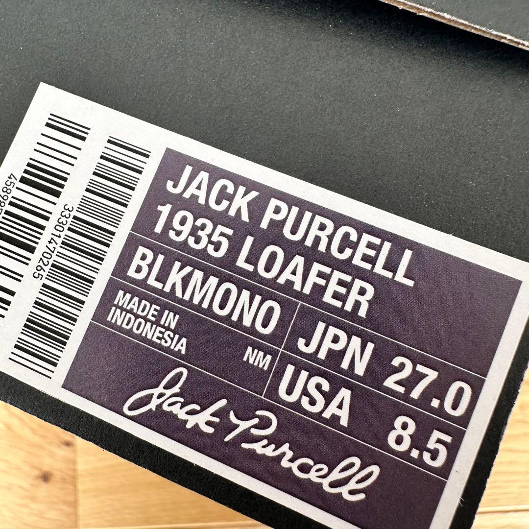 JACK PURCELL 1935 LOAFER BLACK サイズ27.0