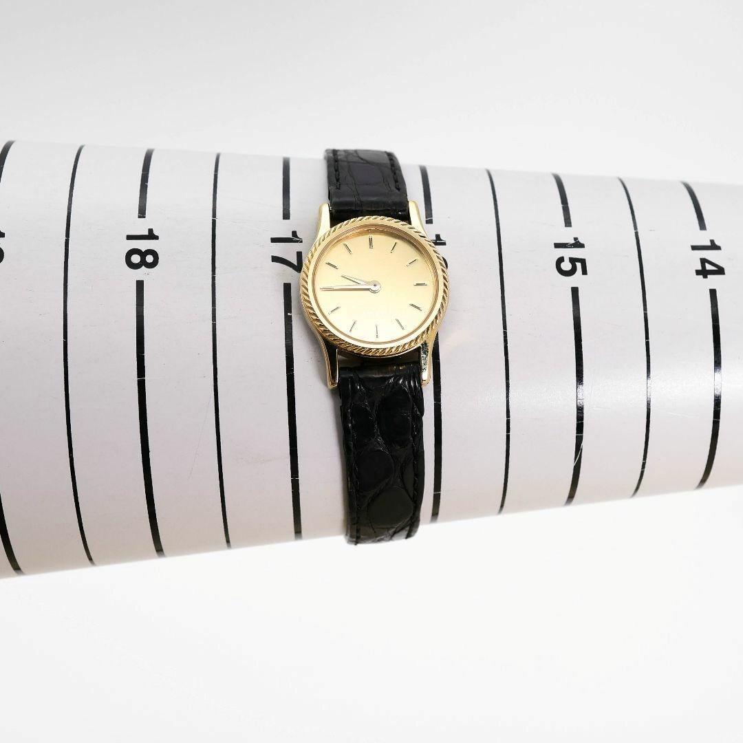 稼働 OMEGA DE VILLE 腕時計 プッシュ式リューズ ゴールド1842