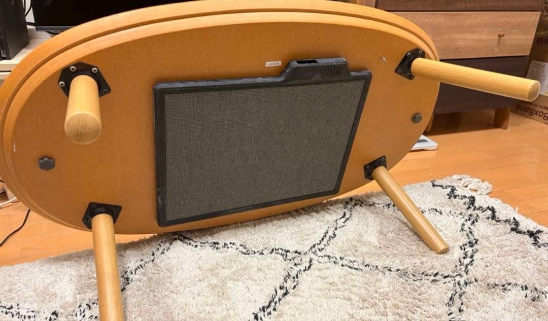 無印　楕円こたつ　小　ローテーブル ※電源ケーブル無し　※動作確認済み