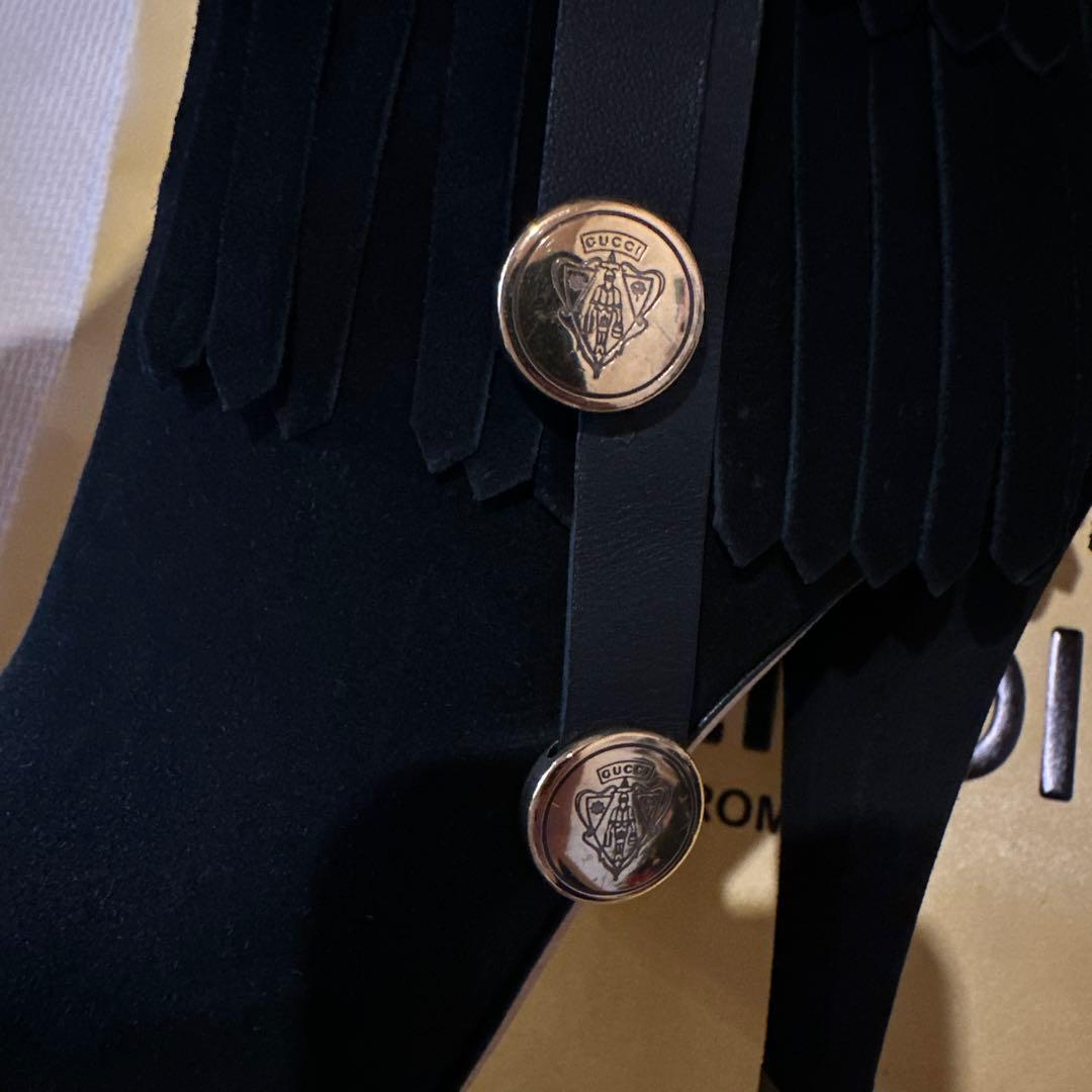 GUCCI グッチ　フリンジブーツ　35.5