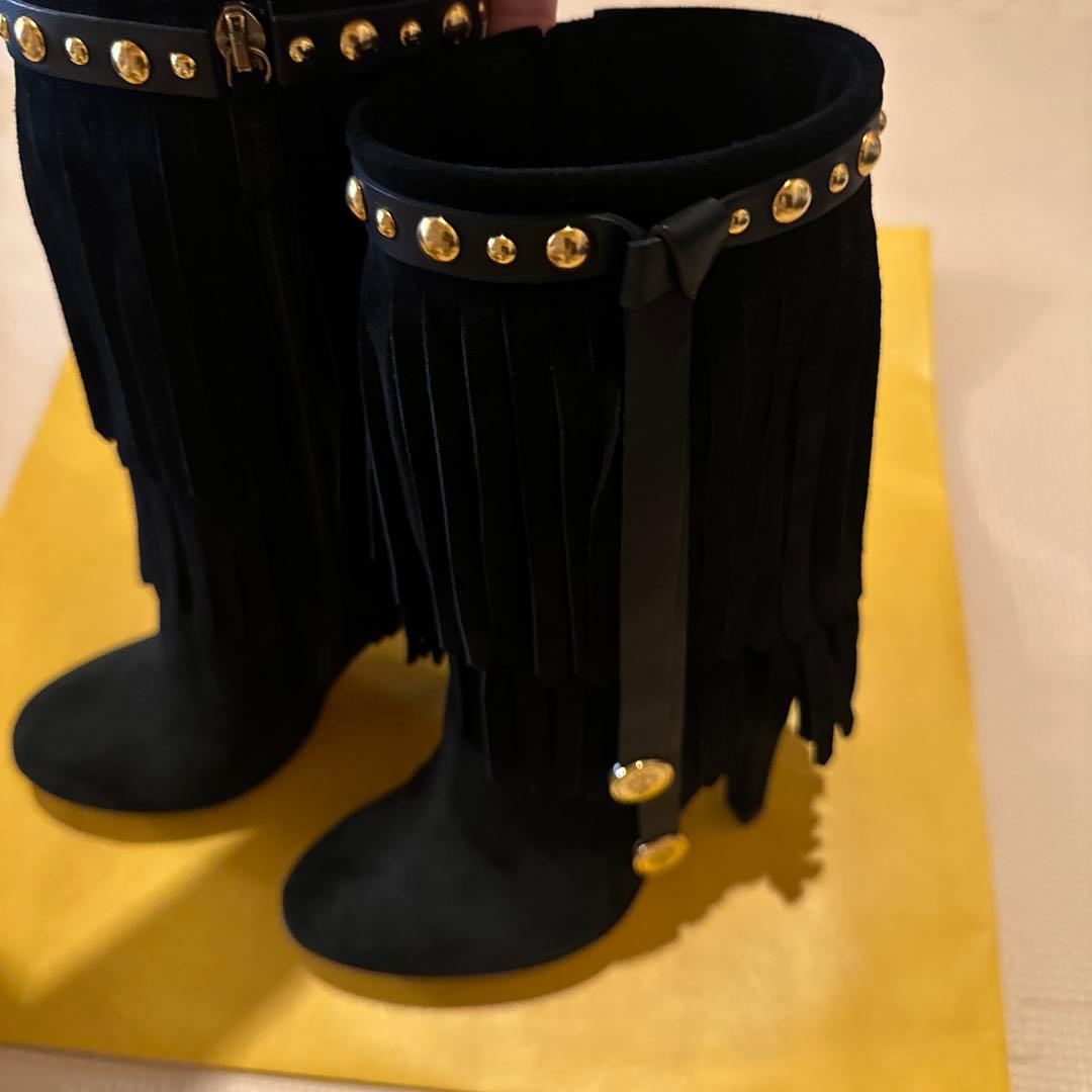 GUCCI グッチ　フリンジブーツ　35.5