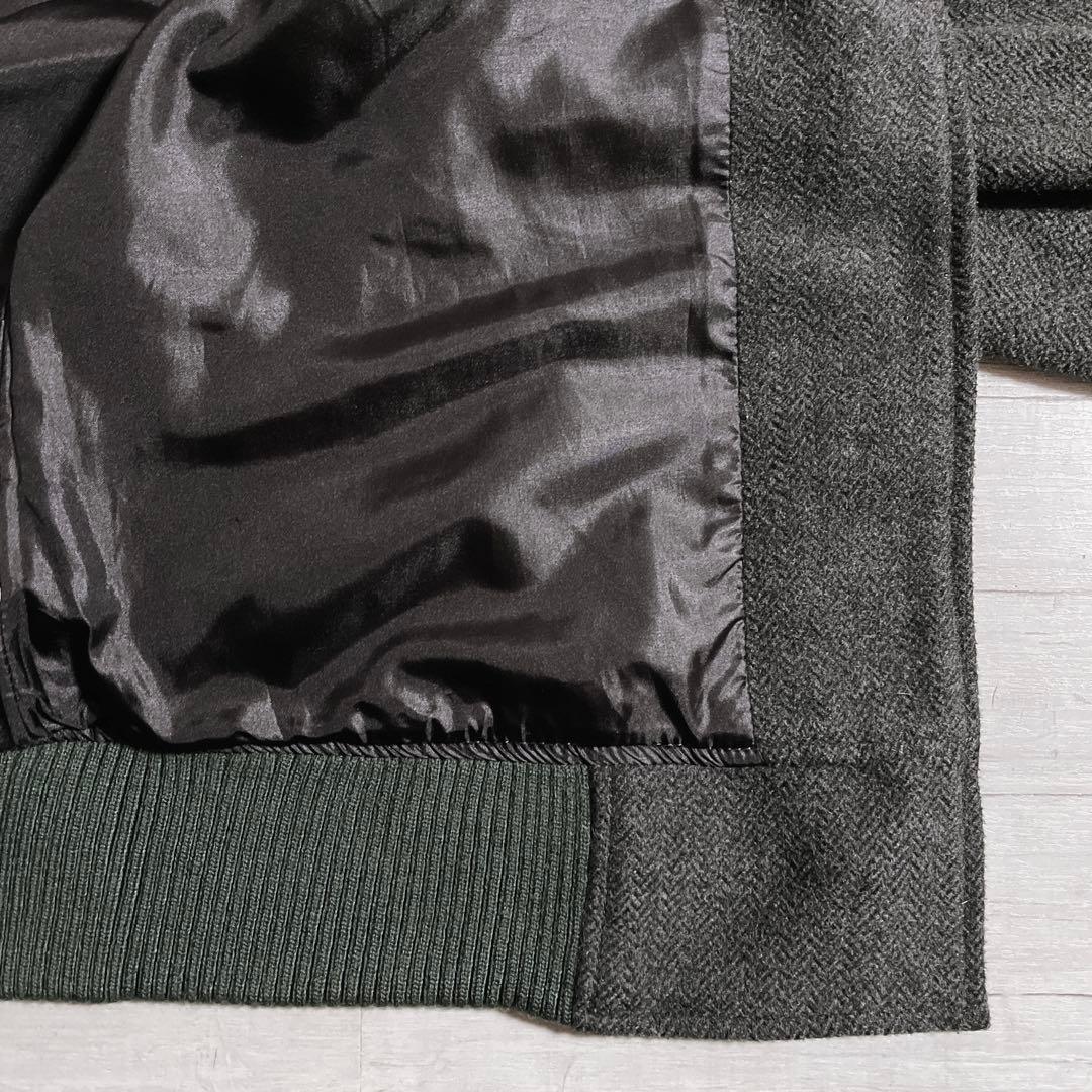 ピーコート ブルゾン グレー 平成ギャル y2k ダークコア グランジ 韓国