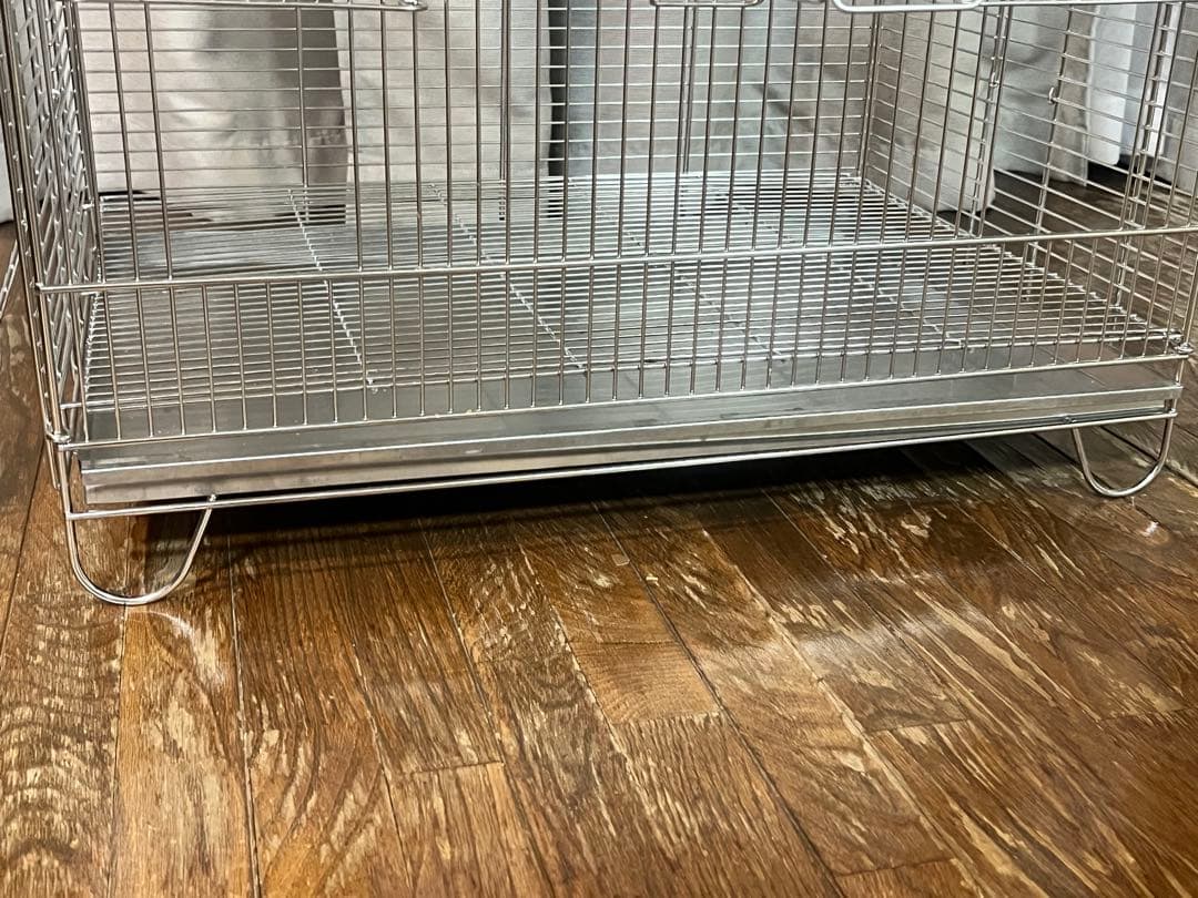 【新品未使用】オールステンレス製 大型ケージ　送料無料！