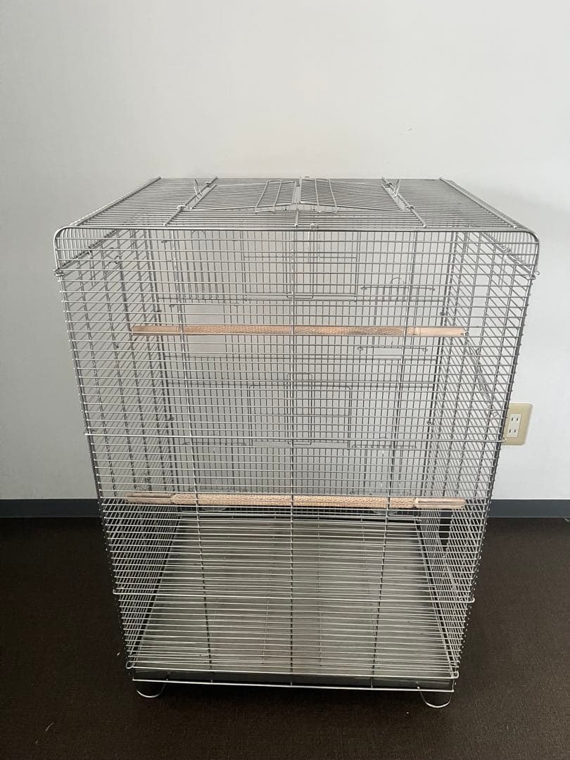 【新品未使用】オールステンレス製 大型ケージ　送料無料！