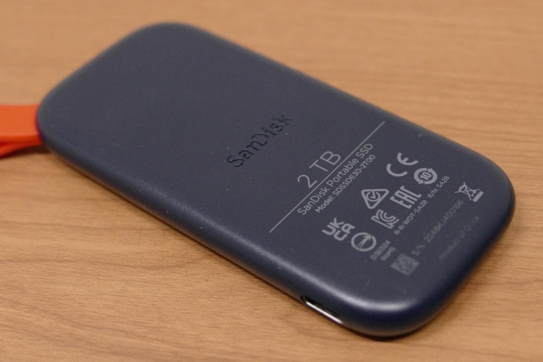 SanDisk SSD 外付け［ポータブル型］2TB USB3.2Gen2