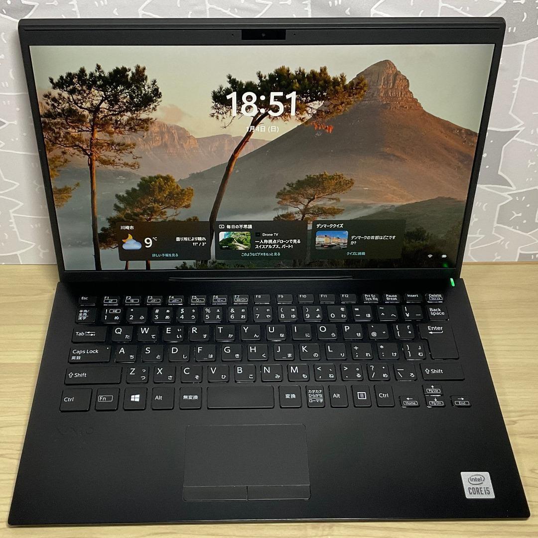 美品・LTE・大画面＞VAIO Pro i5/8GB/SSD1TB/Office