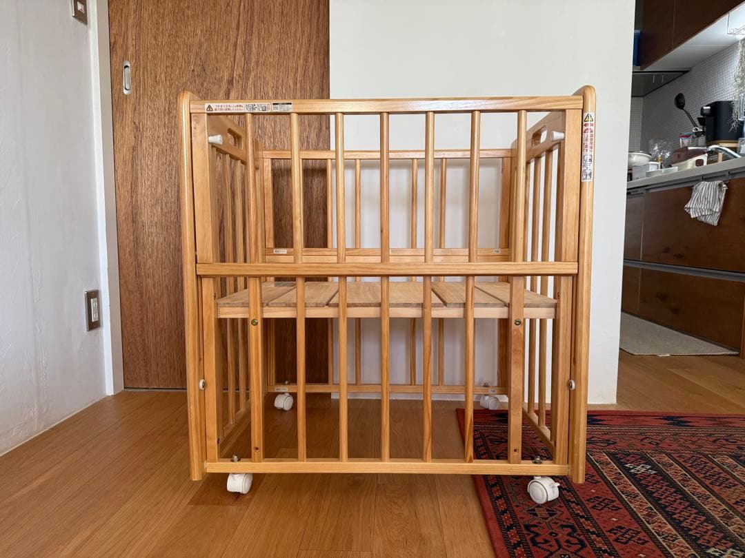 KATOJI カトージ ミニミニベビーベッド Ⅱ ナチュラル