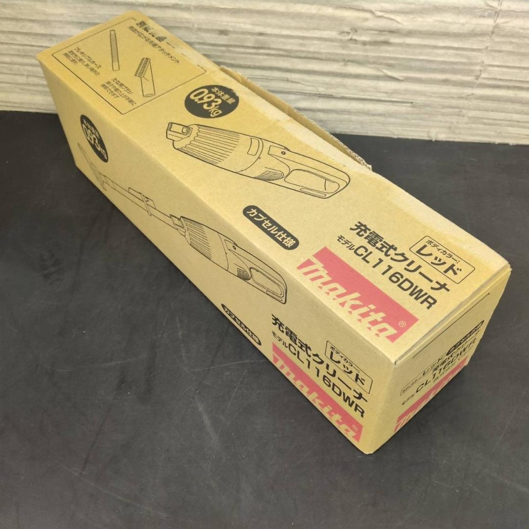 ☆マキタ　充電式クリーナー　CL116DWR　レッド　スティッククリーナー