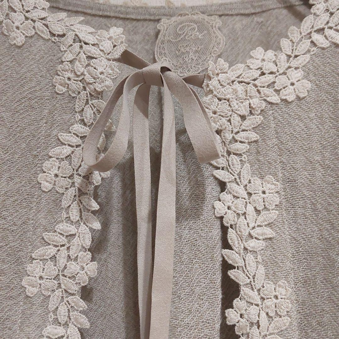 【REI THE LACES CHAMBER】レイ 麗 ウールレース ボレロ