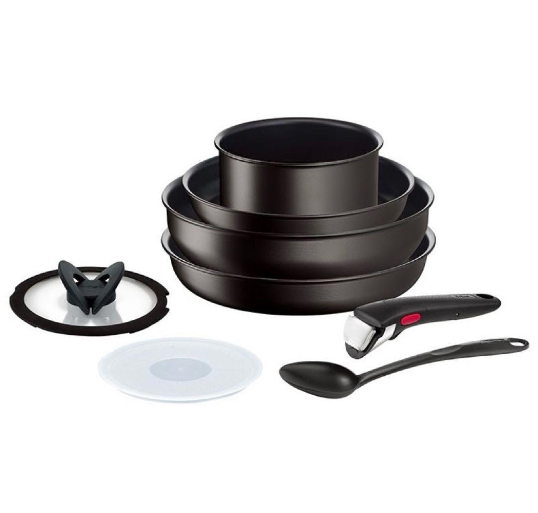 ティファール インジニオ・ネオ IHブラックチタニウム・アンリミテッド セット8