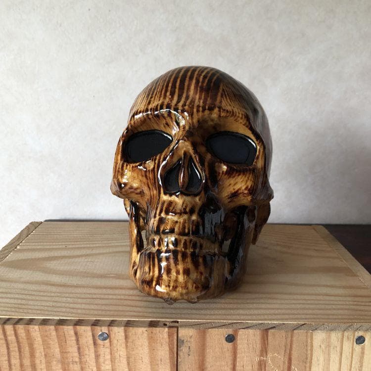 海外作家のスカルモチーフ雑貨2点セット