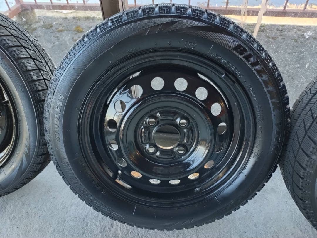 スバル　純正　ホイール　タイヤ　セット　14インチ　スタッドレス　スチール　中古
