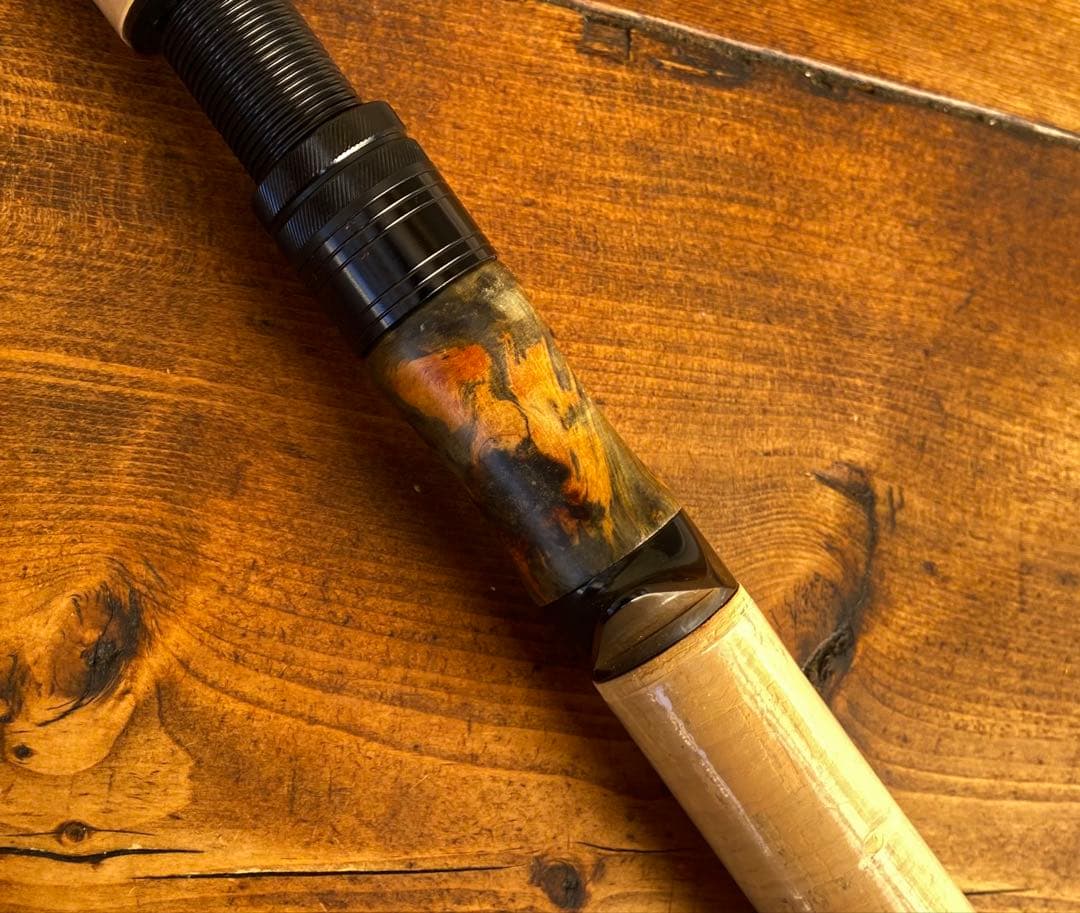 5ft9inch トラウトロッド　テレスコロッド　天然木リールシート　渓流釣り