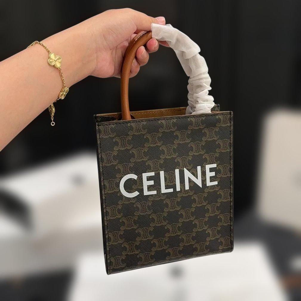 Mini Vertical Cabas Triomphe Canvas バッグ