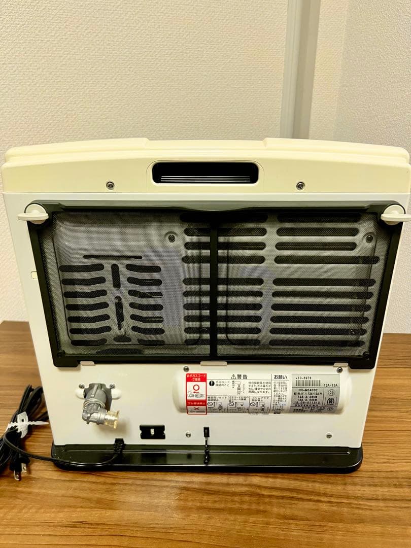 【美品・コード付属】リンナイ ガスファンヒーター RC-M2403E 都市ガス用