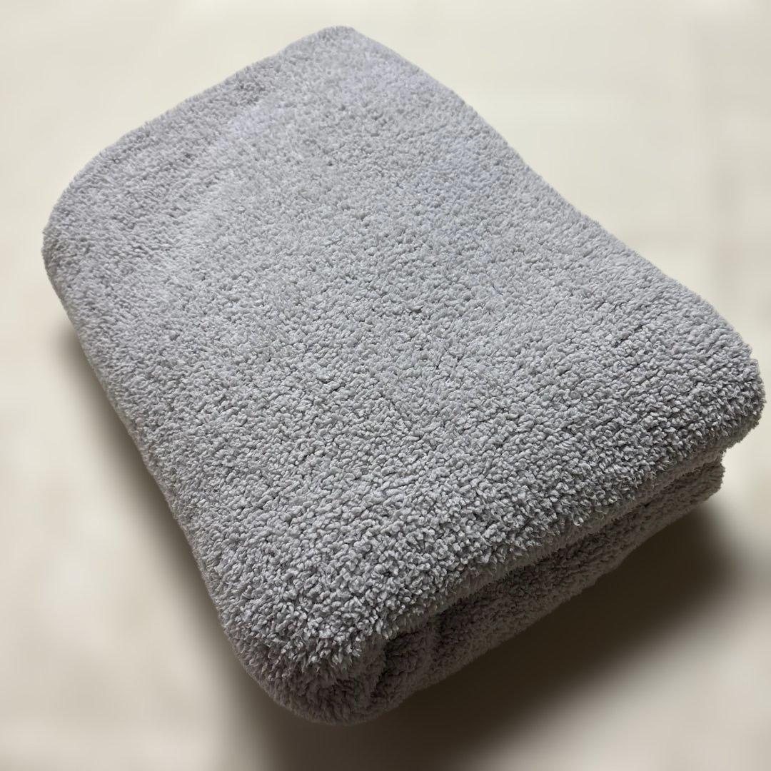 kashwere カシウエア　大判ブランケット　グレー　180cm×140cm