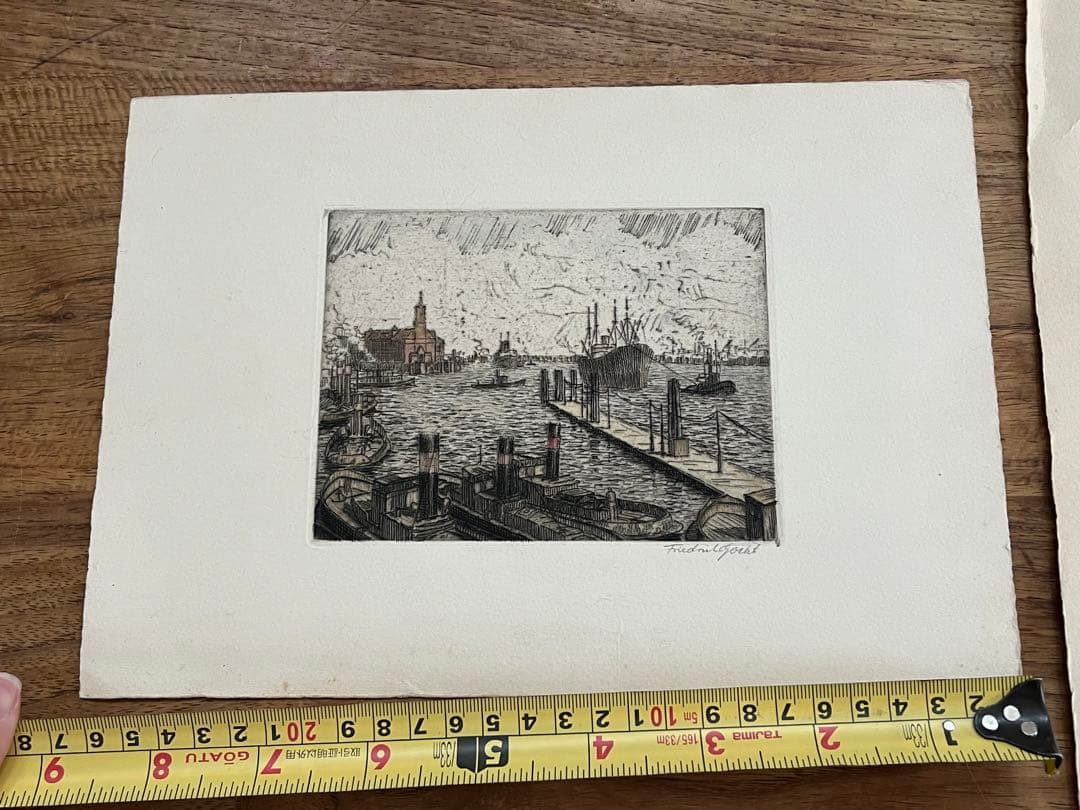 版画　ウィーン サンシュテファン寺院