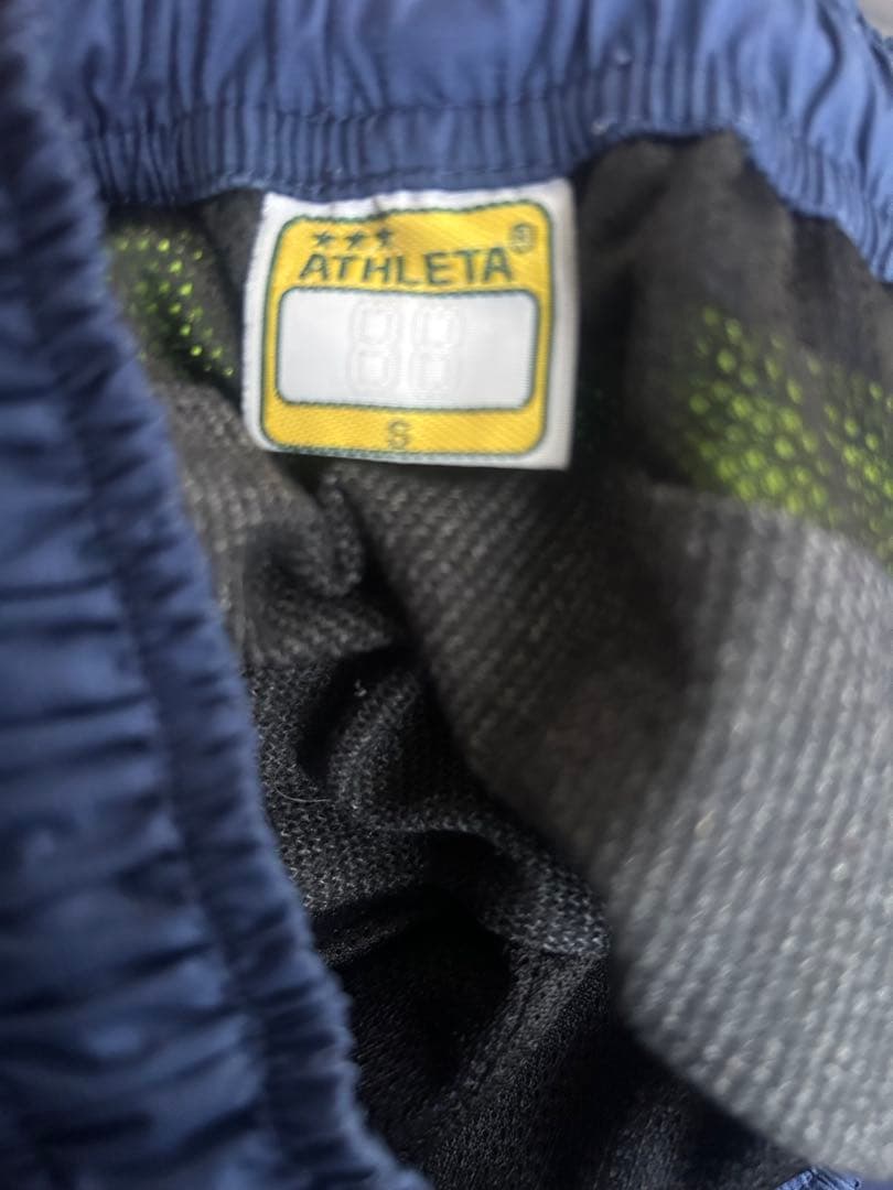 ATHLETA 上下セットピステ・ウィンドブレーカー ネイビー/ライム