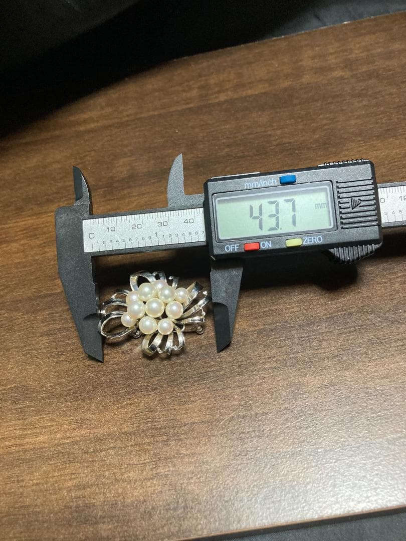 田崎真珠 タサキ アコヤ パール 真珠 ブローチ コサージュ 12珠