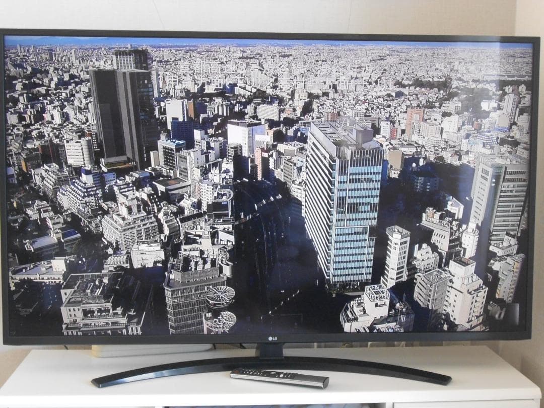 直接引取可 LG 55インチ 4Kチューナー内蔵モデル IPSテレビ 近隣配送可