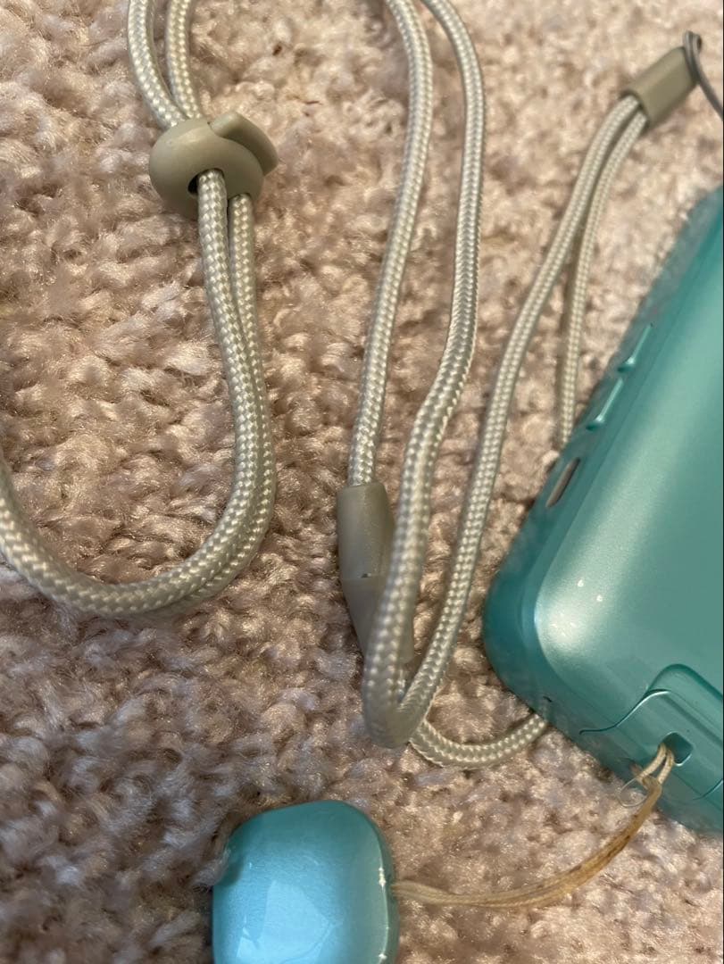 キッズフォン3 水色 本体 クリアカバー付き