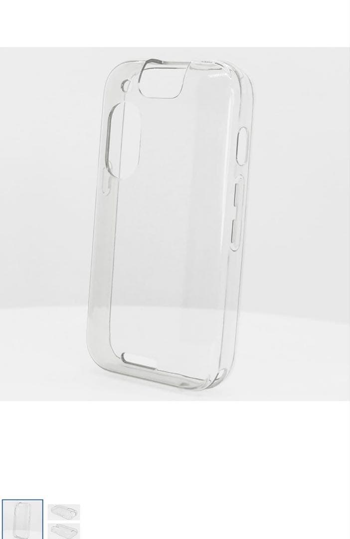 キッズフォン3 水色 本体 クリアカバー付き