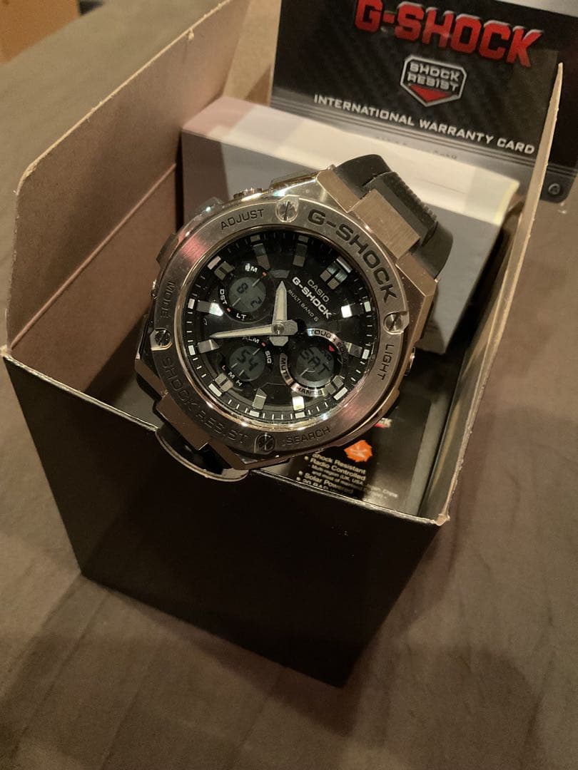 G-SHOCK ！極美品！カシオ G-STEEL GST-W110-1AJF