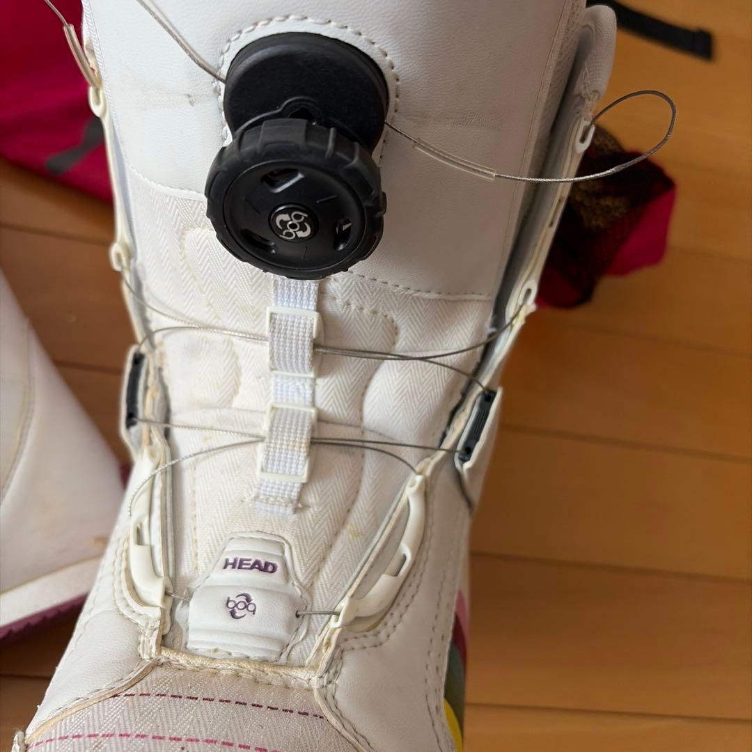 HEAD スノーボードブーツ 女性用 ボアシステム　24cm