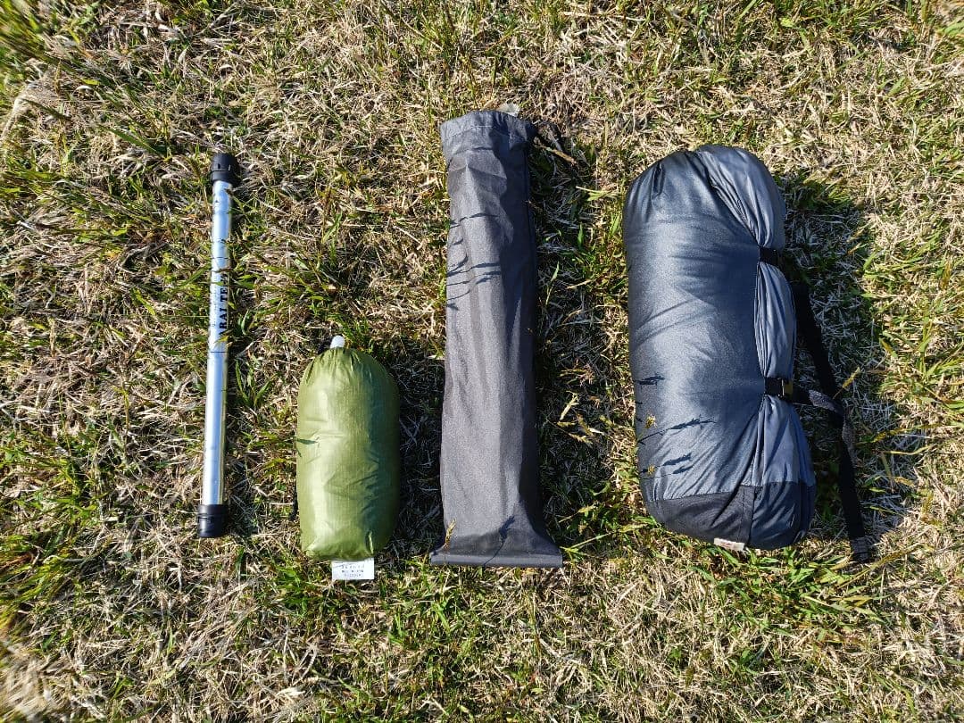 ドマドームライト2+アンダーシート+トレックタープ+コンパクトポール150cm