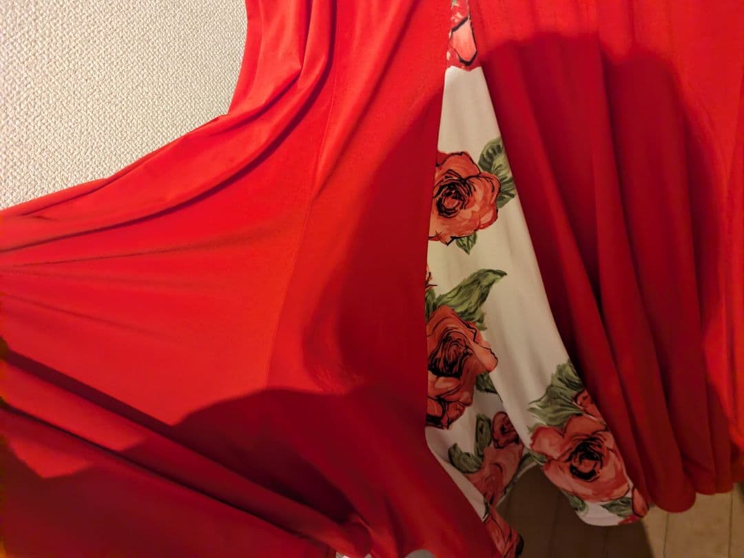 【 イン・ザ・ムード 】社交ダンス用ドレス 花柄