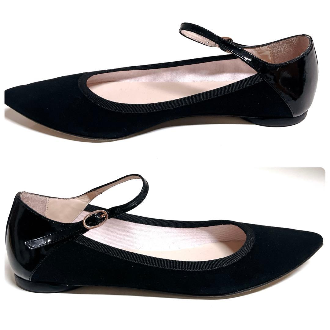 美品✨レペット クレメンス バレエシューズ ブラック 大きいサイズ40