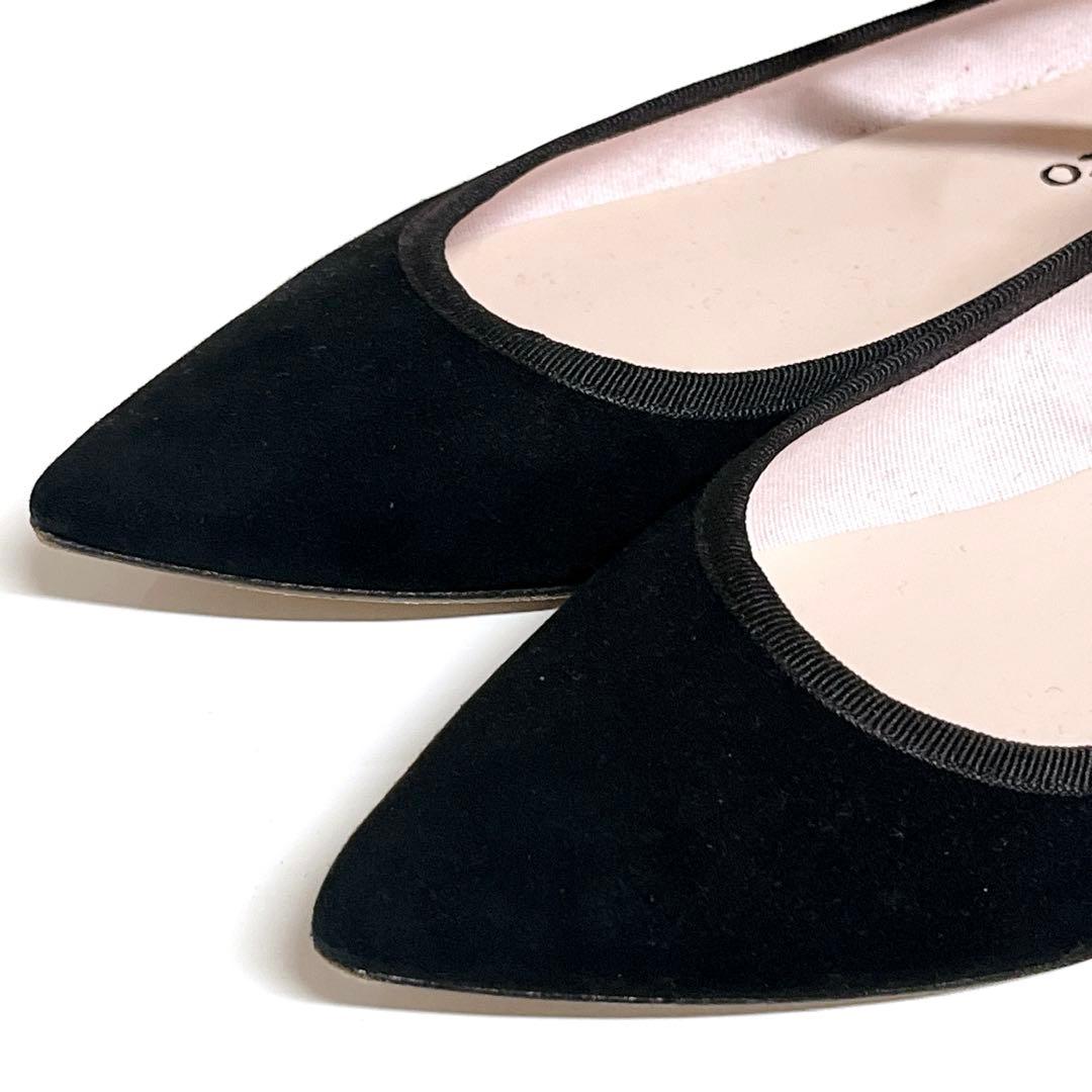 美品✨レペット クレメンス バレエシューズ ブラック 大きいサイズ40