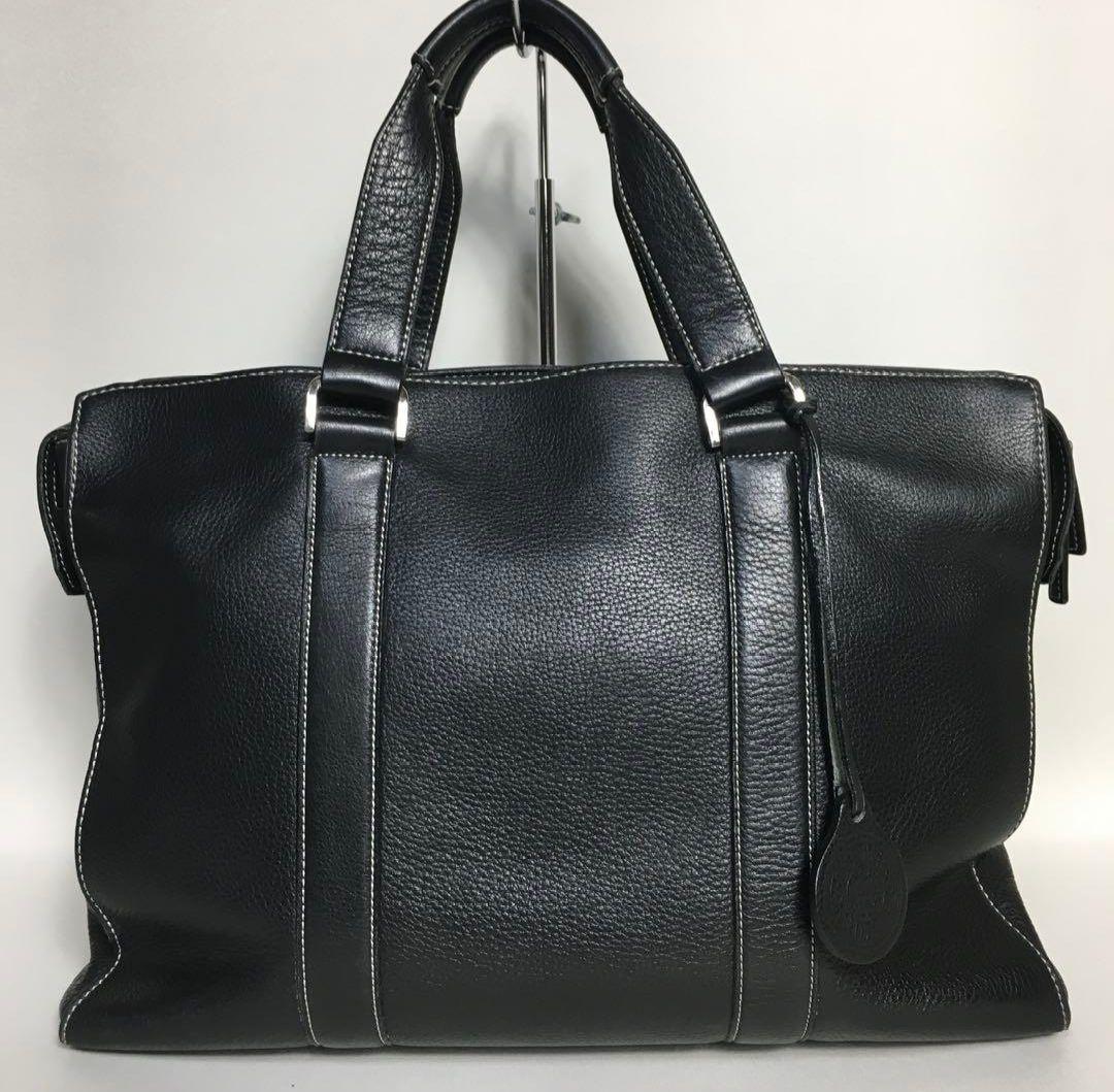 ｜美品｜ソメス ビジネスバッグ レザー ブラック