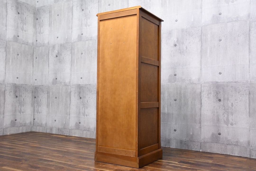 DLK97 横浜ダニエル ハイチェスト 樺桜 7段スリムチェスト トールチェスト