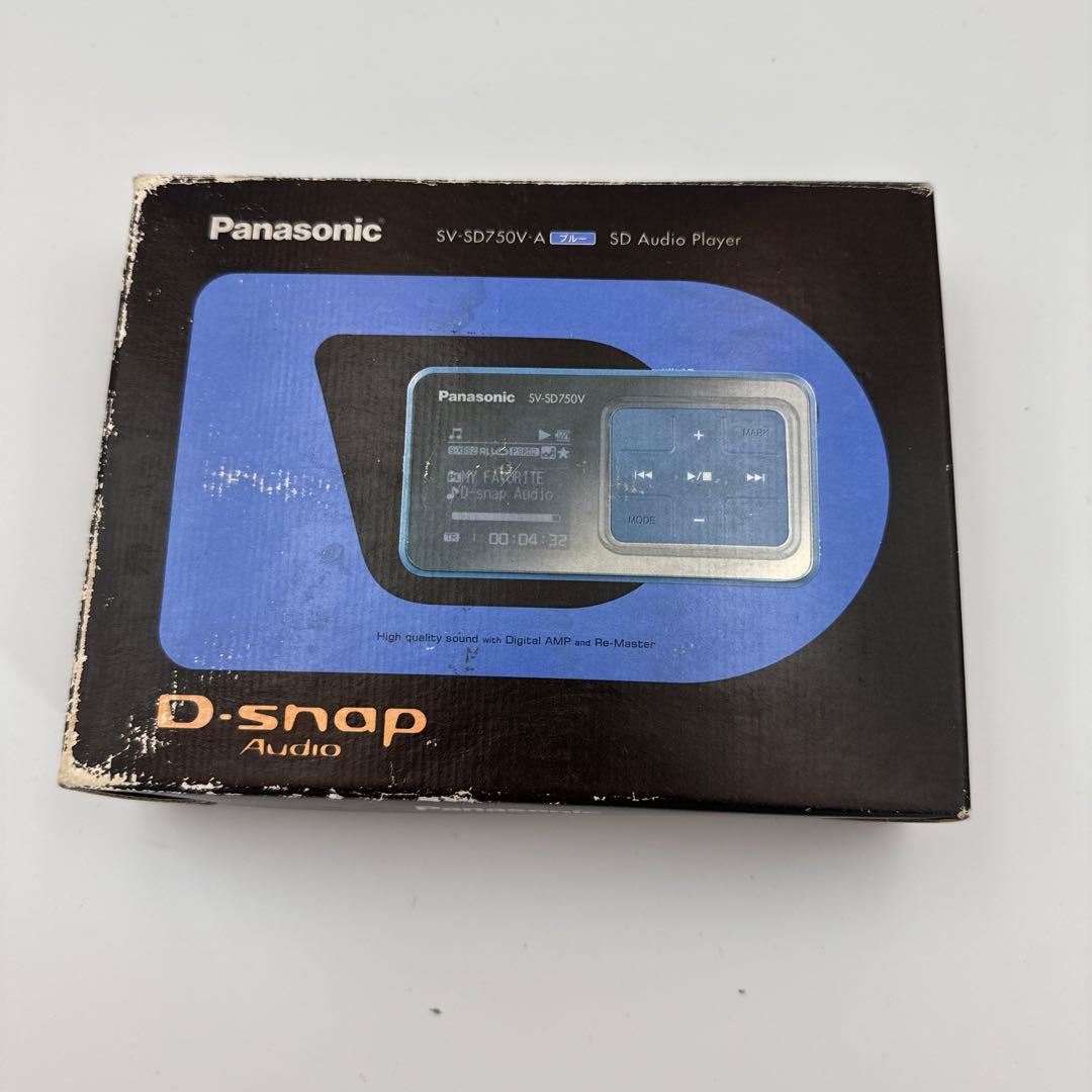 Panasonic SV-SD750V D-snapデジタルオーディオプレーヤー