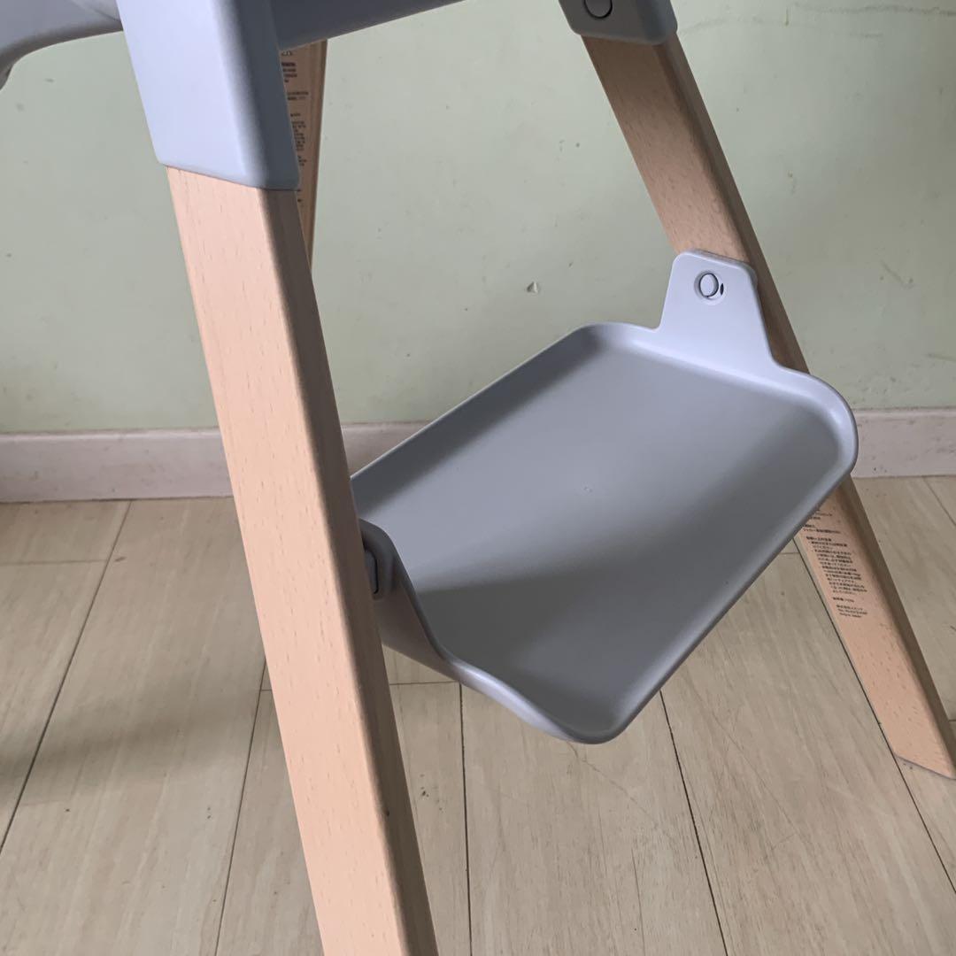 STOKKE CLICK　ストッケ クリック　ハイチェア　ベビーチェア　グレー