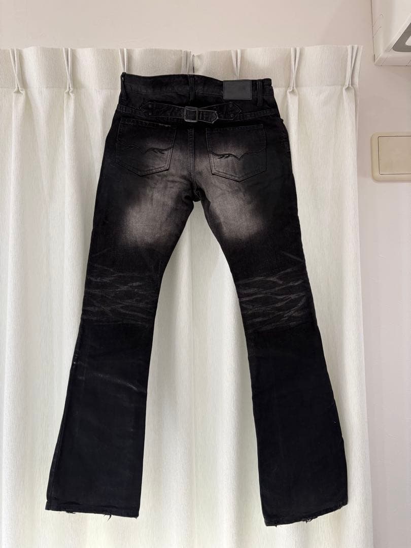 FUGA ブラック フレア デニム