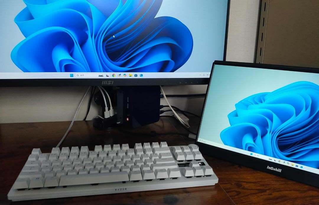 Intehill モバイルモニター 15.6 インチ 非光沢 IPS液晶 FHb