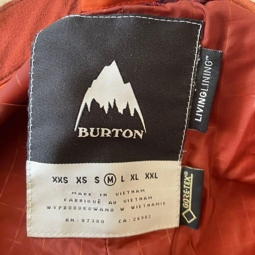 #7L✨BURTON✨ゴアテックス✨スノボウェア パンツ メンズM オレンジ