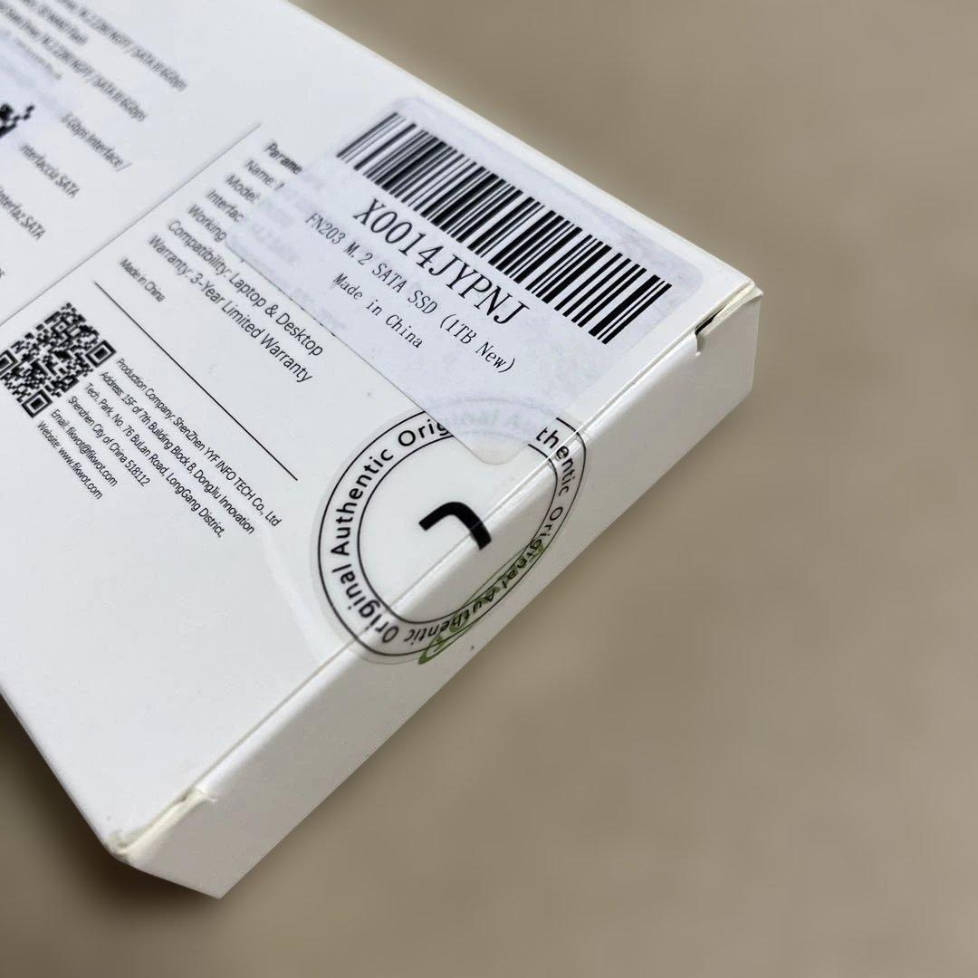 内蔵型SSD FIKWOT FN203 M.2 2280 SATA 1TB SSD