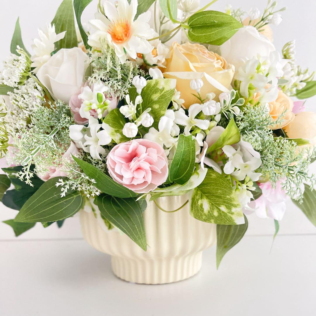 スプリングセレクト｜春待ちフラワーアレンジ ピンクローズの優しい春色フラワー