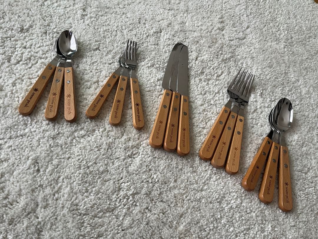 【激レア・廃盤】 Peak カトラリーセット 15点セット