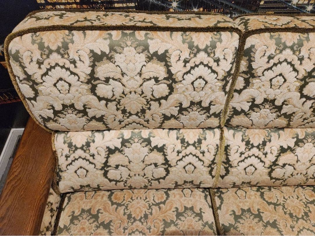 karimoku オールドカリモク コロニアル金華山3人掛けソファ